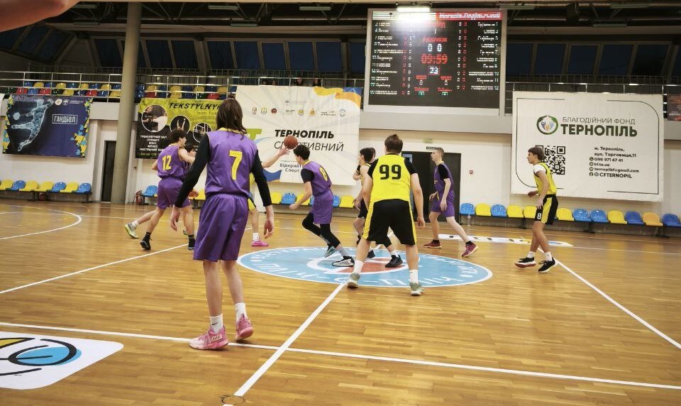 ВЮБЛ серед юнаків 2010 року: в Тернополі пройшли матчі за 17-24 місця